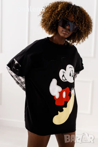 Дамска блуза с дълги ръкави Mickey, 4цвята , снимка 8 - Блузи с дълъг ръкав и пуловери - 50490894