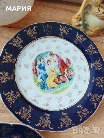 MZ Czechoslovakia 4бр чинии, снимка 4 - Антикварни и старинни предмети - 53753472