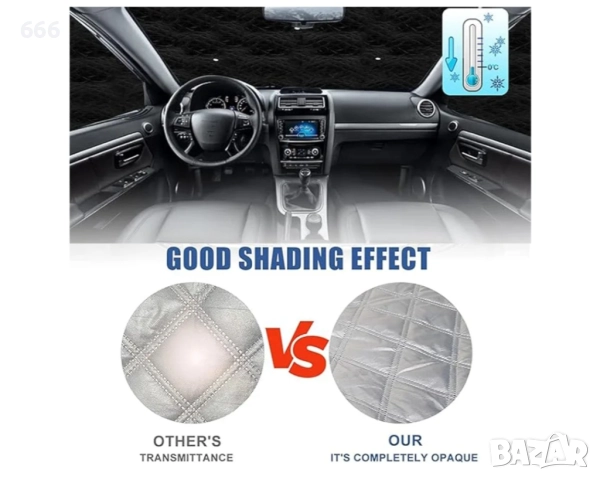 2 броя сенници за кола 0.66см / 0.66см