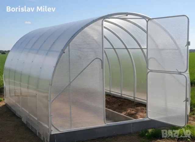 Оранжерия с поликарбонатно покритие, снимка 2 - Оранжерии - 53461852
