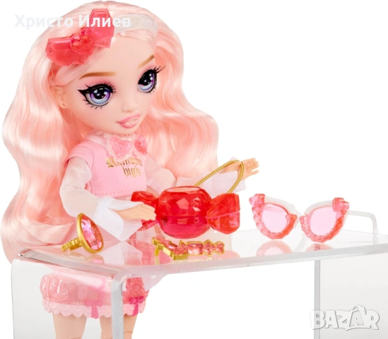 Кукла Rainbow High Creative Crystals - Bella Parker 28см, снимка 6 - Кукли - 54023022