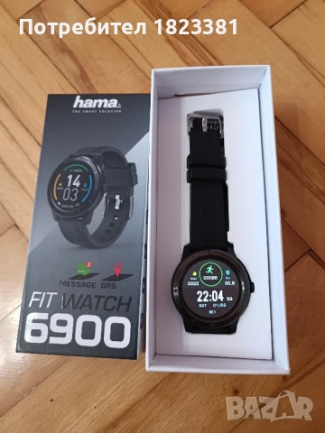 Смарт часовник HAMA FIT WATCH 6900, снимка 3 - Мъжки - 51062356