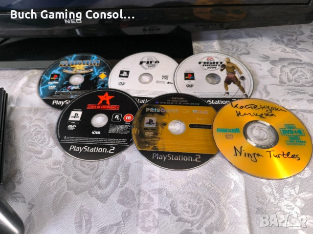 Playstation 2 Slim комплект / Добро състояние, снимка 5 - PlayStation конзоли - 54246669