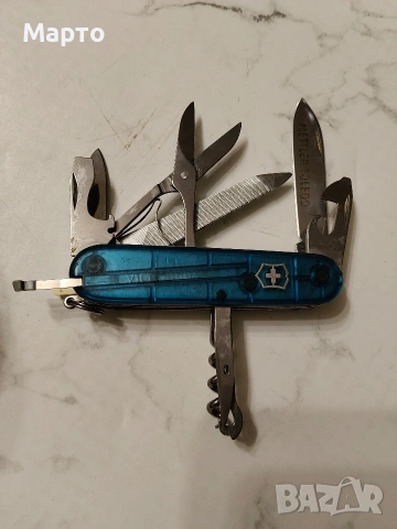 НОЖ CLIMBER ПРОЗРАЧЕН СИН 1.3703 Т2 