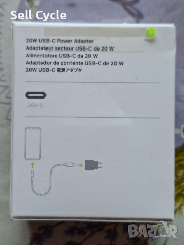 Apple power adapter USB TYPE C 20W, снимка 2 - Оригинални зарядни - 45141506