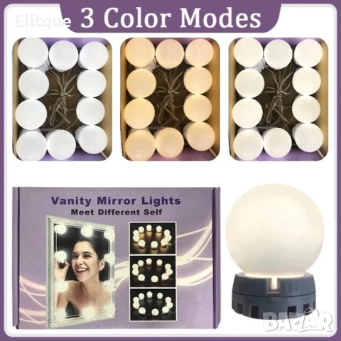 Крушки LED за огледало, USB захранване , снимка 9 - Лед осветление - 52906344