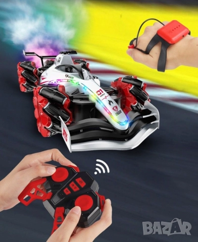 Радиоуправляем болид за дрифт с пушек и дистанционно за ръка, снимка 8 - Коли, камиони, мотори, писти - 51851228