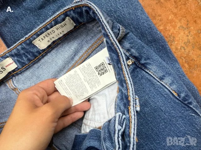 Дънки Guess - mom-fit - рр24, снимка 4 - Дънки - 50182148