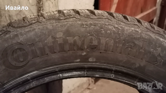 Продавам 1 брой зимна гума 205.55.16 дот 2021 Контентал , снимка 3 - Гуми и джанти - 53242110