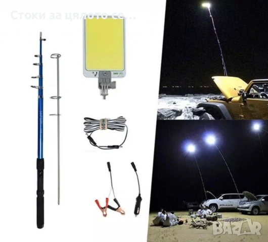 Светодиоден СОВ панел 4.5м 50W 4800LM 6400K, снимка 2 - Къмпинг осветление - 53776766