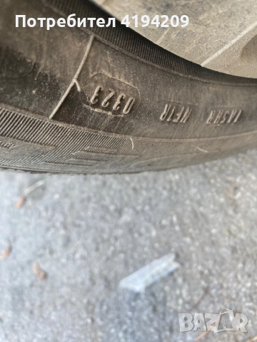 120 лв 2 бр джанти с гуми 4х100 стоманени, снимка 2 - Гуми и джанти - 52747492