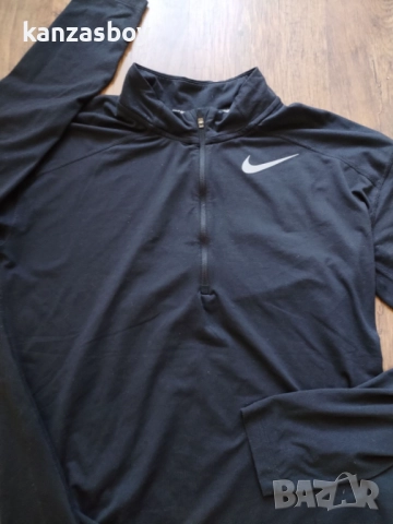 Nike Dry Element Half Zip Top - страхотна мъжка блуза КАТО НОВА С, снимка 5 - Блузи - 51666062