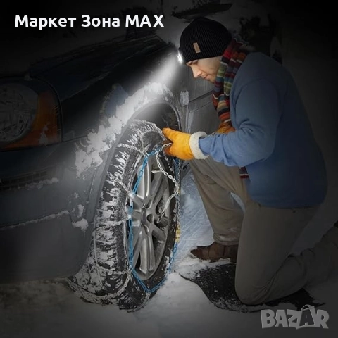 Зимна шапка с вградено ярко бяло LED осветление с USB зареждане, снимка 2 - Шапки - 52911418