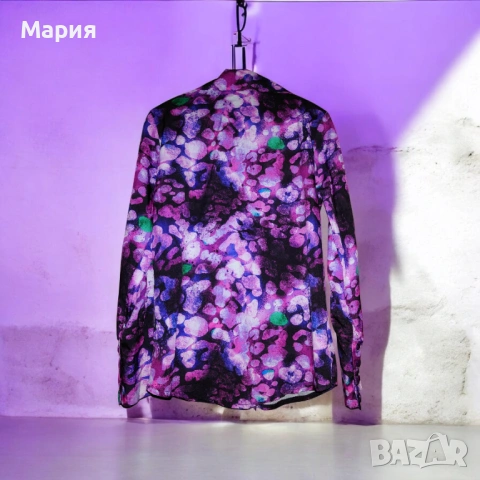 Елегантна цветна риза, снимка 2 - Ризи - 53800810