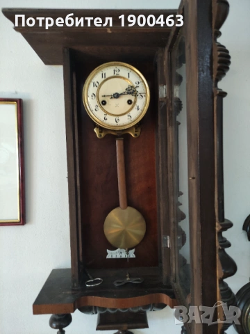 Hamburg American Clok.Гермснски стенен часовник., снимка 2 - Стенни часовници - 53886917