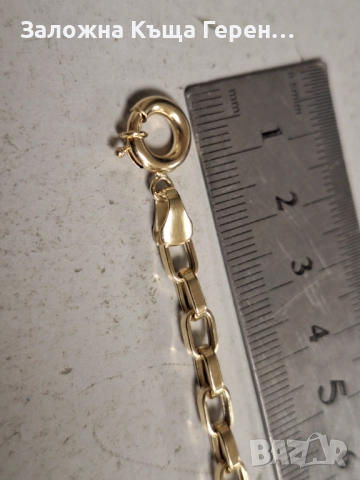 Златна гривна 5,5гр 14к, снимка 2 - Гривни - 52629503