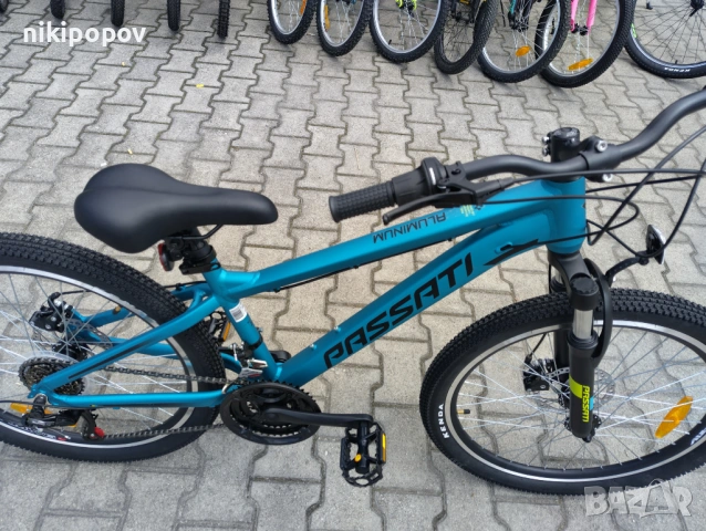 PASSATI Алуминиев велосипед 24" ALUMINIUM син, снимка 10 - Велосипеди - 53839263