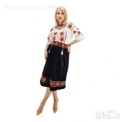 Традиционен дамски костюм + колан, снимка 3 - Други - 54237149