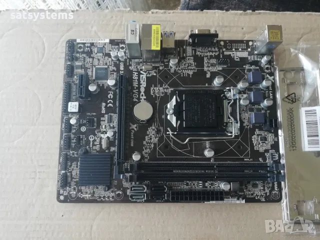 Дънна платка ASRock H81M-VG4 R2.0 Socket LGA1150, снимка 5 - Дънни платки - 47096901