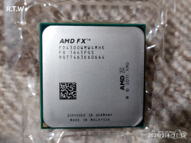 4-ядрен Процесор: AMD FX-4300, 3.8GHz up to 4.0GHz, 4MB Cache, 95W , снимка 2 - Процесори - 53358561