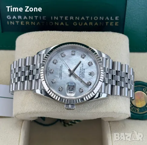 Rolex Datejust 36m (31mm) Steel MOP Dial Diamond Automatic Дамски Различни Варианти, снимка 5 - Дамски - 48183299