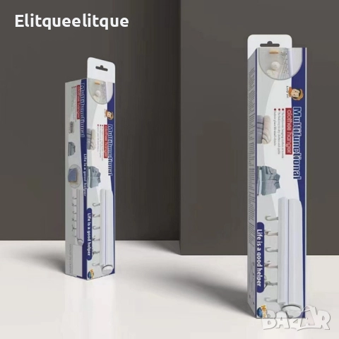 Прибиращ се простор за дрехи с 5 въжета и куки - Максимална дължина 3.2 метра, бял, снимка 6 - Други стоки за дома - 52335302