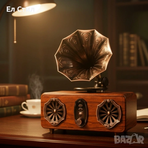 Bluetooth радио колонка AS36, 2x5W, 1800mAh – ретро и мощна