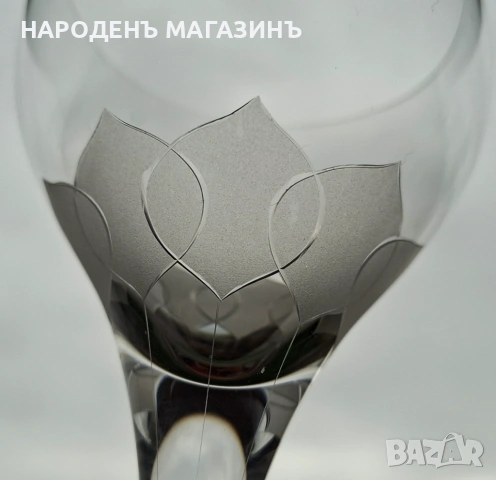 ROSENTHAL - Немски кристал кристални чаши ракия вино 3 вида чаши сервиз , снимка 15 - Други ценни предмети - 54031367