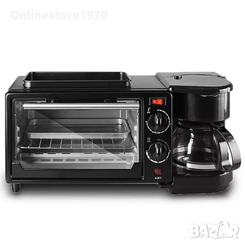 ПЕЧКА С ПЛОЧА И КАФЕМАШИНА - 3В1 - 30 % намаление**, снимка 5 - Печки, фурни - 52101845