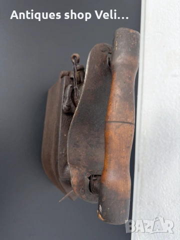 Стара ютия на жар №8074 , снимка 4 - Антикварни и старинни предмети - 54064612