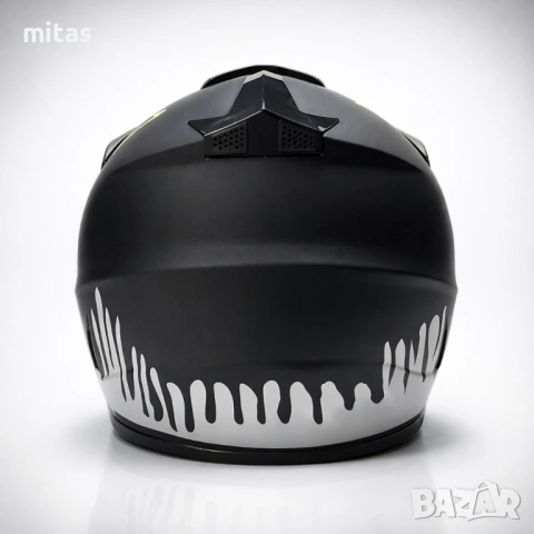 Кросова каска MONSTER, Full Face, DOT Сертификат, Размер: S; M;, снимка 5 - Аксесоари за велосипеди - 47045285