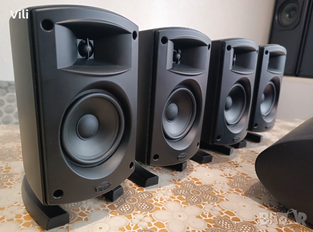 Klipsch Quintet II Black, снимка 4 - Ресийвъри, усилватели, смесителни пултове - 53583972