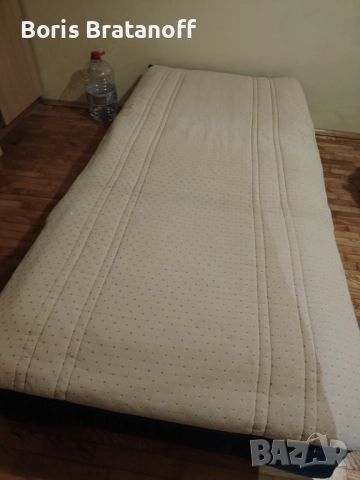 продавам разтегателен/фотьойл легло с желязна конструкция, снимка 4 - Спални и легла - 52495161