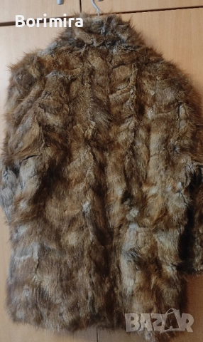 Палтенце естествен косъм, снимка 3 - Детски якета и елеци - 51951344