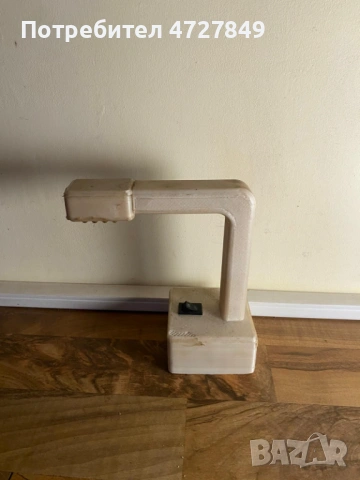 Уникат! 3D принтирана настолна лампа със сини LED светлини + USB порт, снимка 3 - Друга електроника - 53395753