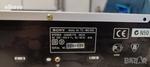 Дек SONY TC-WE435, снимка 5 - Декове - 53465482