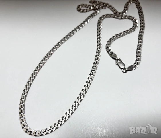 Сребърен Синджир (проба 925) ITALY - 11,40 грама, снимка 3 - Колиета, медальони, синджири - 53948001