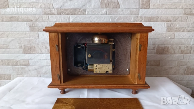 Немски настолен часовник - Harmle - 1970"г., снимка 6 - Антикварни и старинни предмети - 53176401