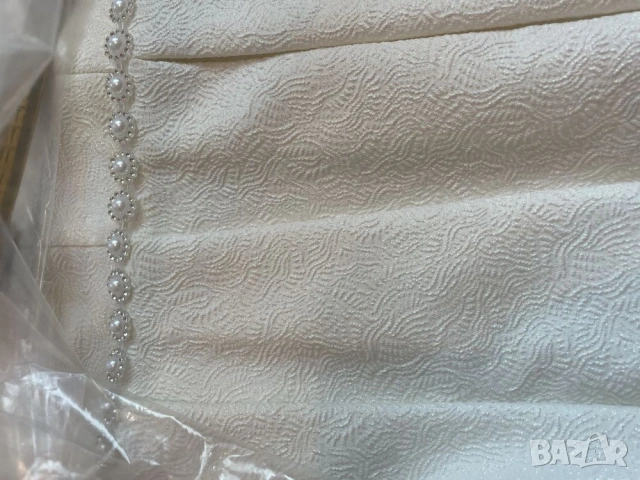 Къса официална бяла рокля, снимка 2 - Рокли - 54013299