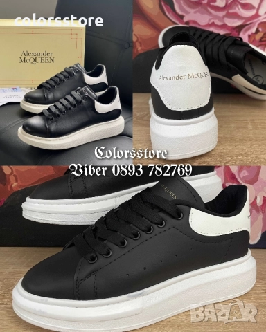 Дамски черни кецове AlexanderMcQueen/VL101z