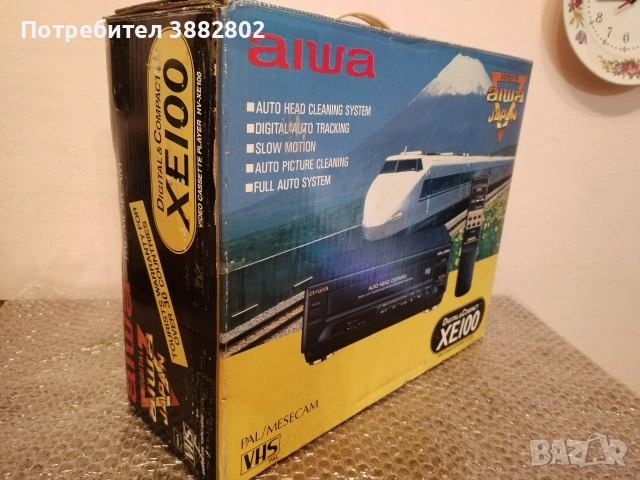 Продавам видео плейър Aiwa XE100, снимка 6 - Плейъри, домашно кино, прожектори - 54069789