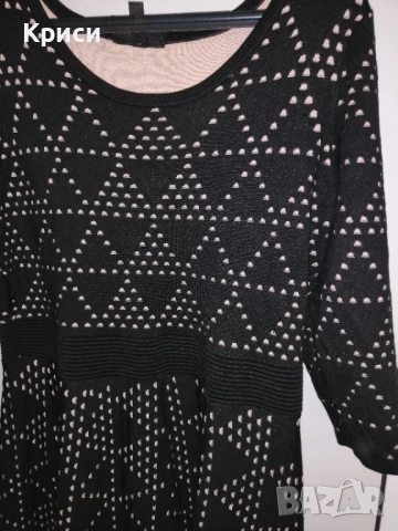 Плътна зимна рокля , снимка 2 - Рокли - 52696190