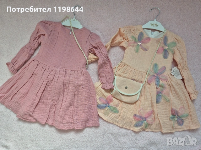 Рокля за момиче, снимка 2 - Бебешки рокли - 53465886