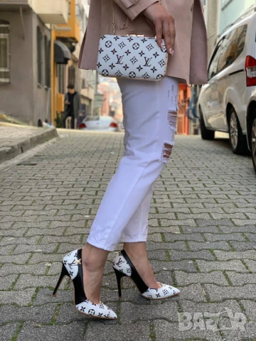 обувки на ток louis vuitton gucci, снимка 13 - Дамски ежедневни обувки - 51356078