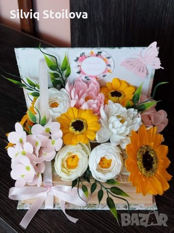 Кутии книги със сапунени цветя за всеки повод, снимка 2 - Подаръци за жени - 45496252