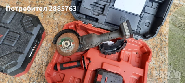 Ъглошлайф на батерия парксайт, снимка 3 - Други инструменти - 53663710