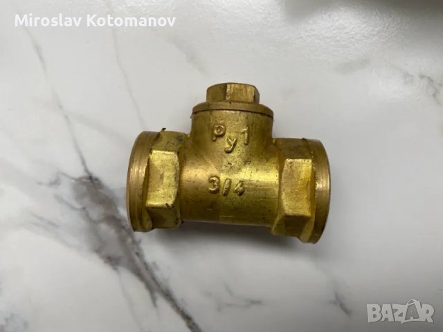 Възвратен клапан за водопровод на 3/4' , снимка 1 - ВИК - 47317200