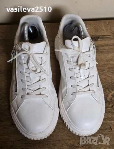 Baldinini оригинални мъжки сникърси от естествена кожа , снимка 7 - Кецове - 53893003