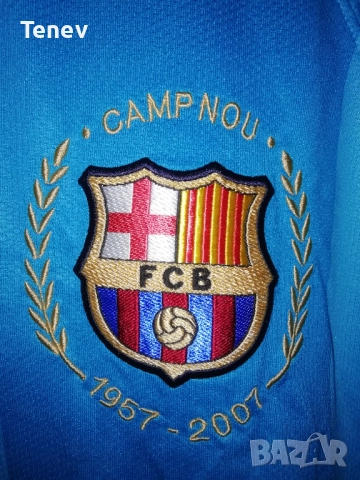 Barcelona Ronaldinho 2007 2008 Away Nike оригинална тениска фланелка Барселона Роналдиньо екип 2XL, снимка 6 - Тениски - 52883142