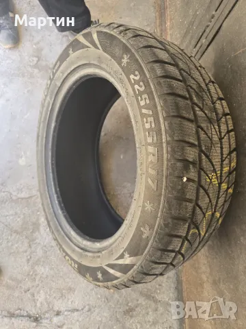 Продавам зимни гуми  - 225 / 55 R17  Като нови! 4 бр. Зимни гуми ! Гумите са карани много малко !  Т, снимка 12 - Гуми и джанти - 47690910